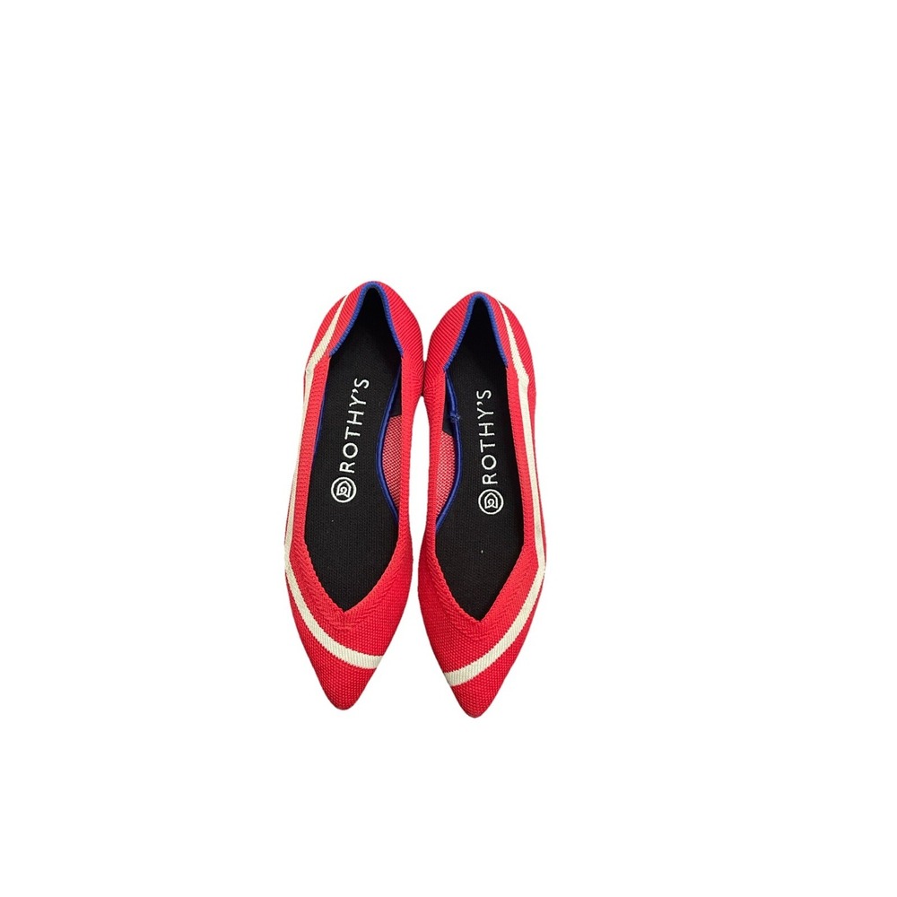 Rothy's The Point Lollipop Red Women's Pointed Slip On Ballet Flats Size 6.5